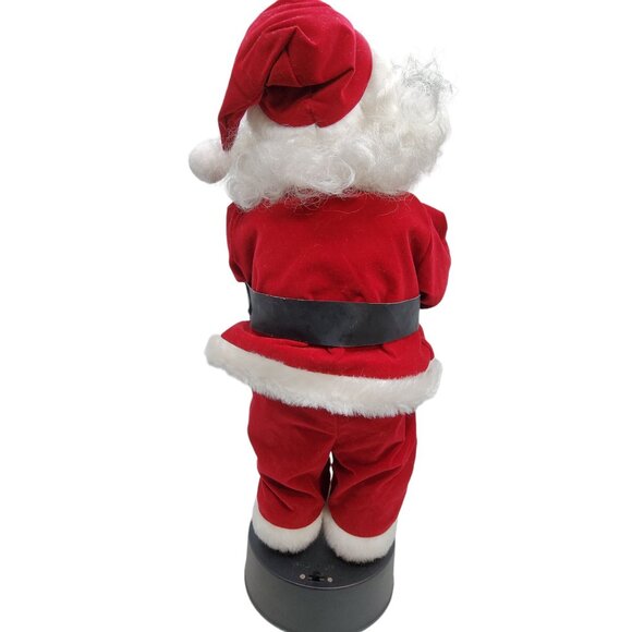 vintage happy christmas motion animated figurine mr santa - Picture 4 of 5
